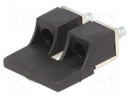 Screw bridge; black; ways: 2 POKÓJ