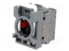 Contact block; 22mm; front fixing; Contacts: NC ABB