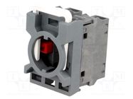 Contact block; 22mm; front fixing; Contacts: NC 