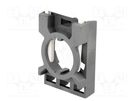Mounting unit; 22mm; front fixing; for 3-contact elements ABB