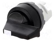 Switch: rotary; 22mm; Stabl.pos: 2; black; none; IP66; prominent ABB