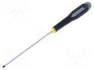 Screwdriver; slot; 3x0.5mm; Blade length: 125mm BAHCO