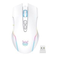 Onikuma CW905 White Wireless Gaming Mouse, ONIKUMA