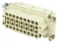 Connector: HDC; contact insert; female; 16A; 500V; Han® EE; PIN: 32 HARTING