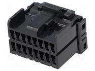 Connector: wire-board; plug; female; .040 MULTILOCK; PIN: 16; black TE Connectivity