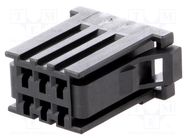 Plug; wire-board; female; Dynamic D-3100D; PIN: 6; 3.81mm; 10A; 250V TE Connectivity