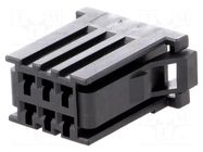 Connector: wire-board; plug; female; Dynamic D-3100D; PIN: 6; 10A TE Connectivity