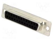 Connector: D-Sub; PIN: 25; plug; female; for cable; soldering; HD 20 TE Connectivity