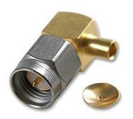 RF COAXIAL, SMA, RIGHT ANGLE PLUG, 50OHM