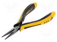 Pliers; precision,half-rounded nose; ESD; 140mm BERNSTEIN
