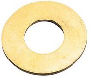 WASHER, FORM A, BRASS, NP, M6, PK100
