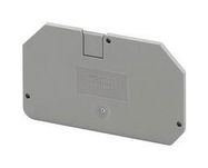END COVER, 62.8 X 2.2 X 36MM, GREY