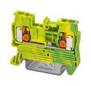 TERMINAL BLOCK, DIN RAIL, 2POS, 12AWG