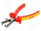 Stripping tool; Øcable: 0.3÷5mm; Wire: round; 160mm C.K