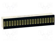 Display: LED; bargraph; yellow; 1.9÷9mcd; 50.7x10.16mm KINGBRIGHT ELECTRONIC