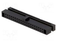 Connector: IDC; plug; female; PIN: 40; IDC; for ribbon cable; 1.27mm CONNFLY
