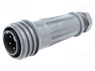 Connector: circular; plug; male; PIN: 5; 18A; 600V; EXPlora; IP68 BULGIN