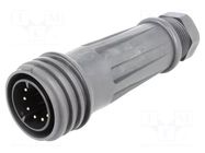 Connector: circular; plug; male; PIN: 10; 10A; 250V; EXPlora; IP68 BULGIN