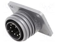 Connector: circular; socket; male; PIN: 10; 10A; 250V; EXPlora; IP68 BULGIN