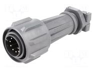 Connector: circular; plug; male; PIN: 10; 10A; 250V; EXPlora; IP68 BULGIN