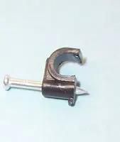 CABLE CLIP, POLYETHYLENE, 5MM, BLACK