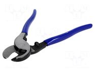 Pliers; cutting; blackened tool,PVC coated handles; 230mm GOLDTOOL