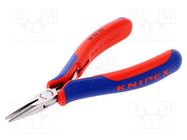 Pliers; half-rounded nose; Pliers len: 115mm KNIPEX