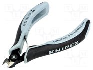 Pliers; side,cutting,precision; ESD; 120mm; with small chamfer KNIPEX