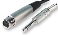 CABLE, XLR F TO JACK 2P P, 1M