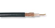 COAXIAL CABLE, URM43, 50 OHM, BLK, PER M