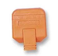 UK MAINS PLUG, 230V, 13A, ORG