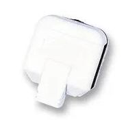 PLUG, 13A, RUBBER, WHITE