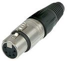 SOCKET, XLR, FREE, 5POLE