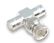 BNC TEE ADAPTER, BNC PLUG-JACK, 75 OHM