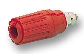 SOCKET, 4MM, RED, PK5, MLS