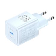 Wall charger, Vention, FEPL0-EU, USB-C, 20W, GaN (blue), Vention