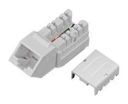 MOD CONN, RJ45 JACK, 8P8C, 1PORT, CAT6A