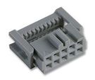 CONNECTOR, RECEPTACLE, IDC, 2.54MM, 10P