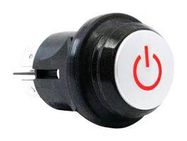 PUSHBUTTON SW, DPDT, 16A, 127VAC, PANEL