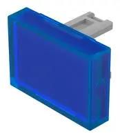 LENS, SWITCH, RECTANGULAR, BLUE, FLUSH