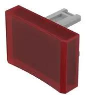 LENS, SWITCH, RECTANGULAR, RED, FLUSH