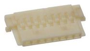 CONNECTOR HOUSING, RCPT, 8POS, 1MM