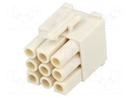 Connector: wire-wire/PCB; plug; male/female; Standard .093" MOLEX