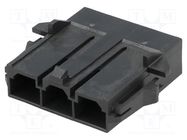 Plug; wire-board; male; Mini-Fit Sr; 10mm; PIN: 3; for cable; 600V MOLEX