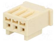 Connector: wire-wire/PCB; plug; female; PIN: 3; Mini-Latch; 2.5mm MOLEX