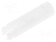 Assembly stud; polyamide; L: 22.2mm; assembly hole,snap fastener FIX&FASTEN