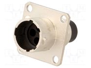 Connector: circular; socket; PIN: 4; male; w/o contacts; RT360; IP67 AMPHENOL