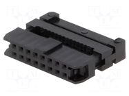 Connector: IDC; plug; female; PIN: 16; IDC; for ribbon cable; 2mm AMPHENOL COMMUNICATIONS SOLUTIONS