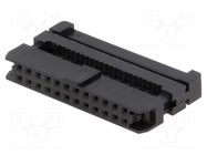 Connector: IDC; plug; female; PIN: 24; IDC; for ribbon cable; 2mm AMPHENOL COMMUNICATIONS SOLUTIONS