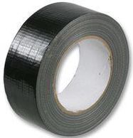 DUCT TAPE, PE CLOTH, BLK, 50MX48MM